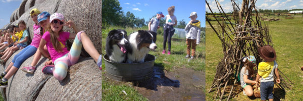 Zajęcia z angielskim? Czas wolny podczas Summer Camp? Zawsze jest coś do zrobienia? Można wykąpać psa lub zbudować szałas.
